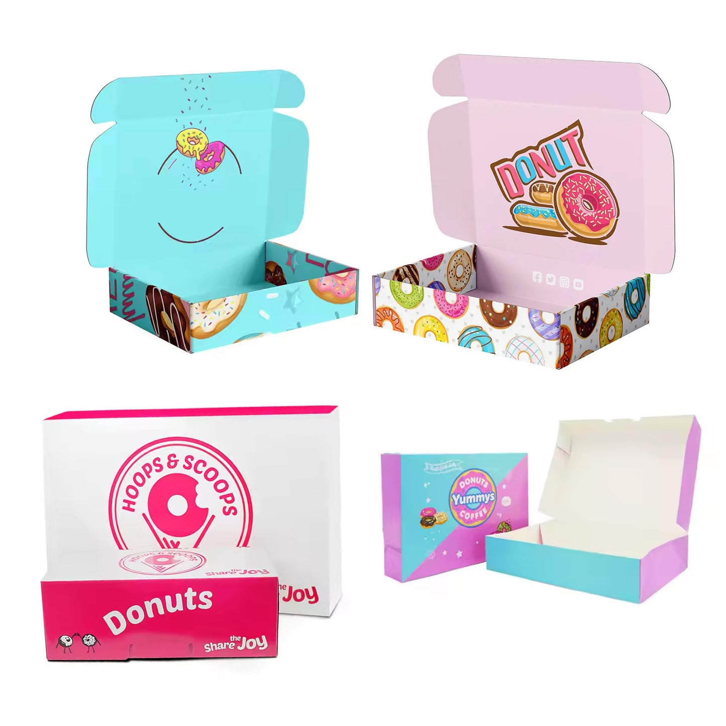 Printed Donut Boxes
