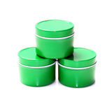 Color Deep Round Slip Cover Tin Containers