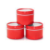 Color Deep Round Window Top Tin Containers