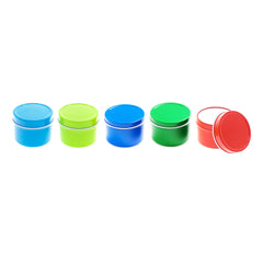 Color Deep Round Slip Cover Tin Containers