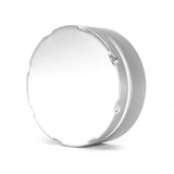 Child Resistant Round Silver Tins