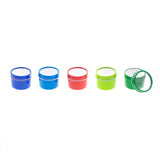 Color Deep Round Window Top Tin Containers