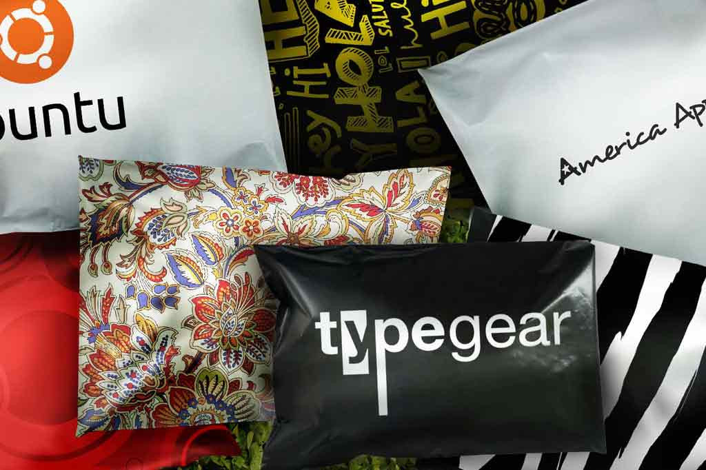 Poly mailers custom printed hotsell